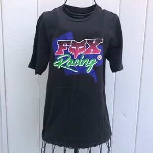 Fox racing shirt motor cross shirt youth XL boys shirt 100% cotton dirt bikes​​​